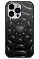 Black Spider Heart - Apple iPhone 13 Pro