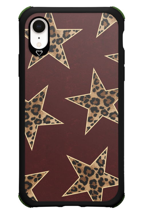 Wild Stars Burgundy - Apple iPhone XR