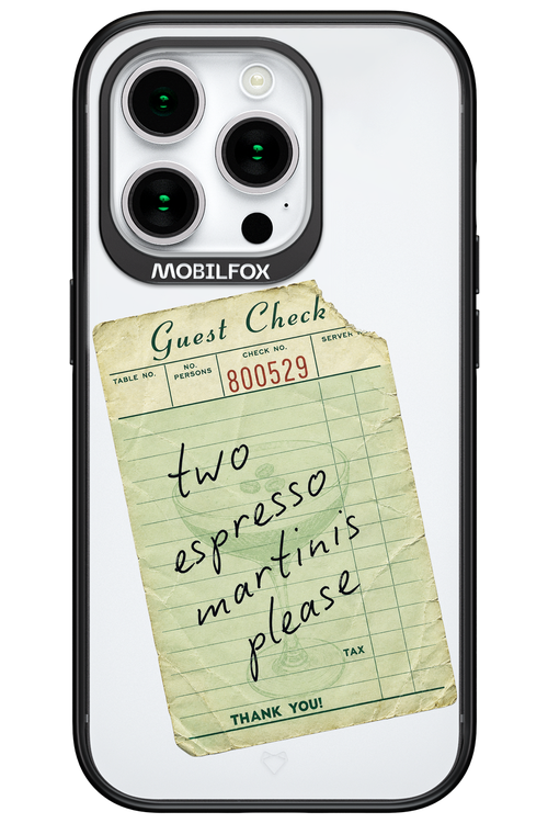 Espresso Martini 2.0 - Apple iPhone 15 Pro