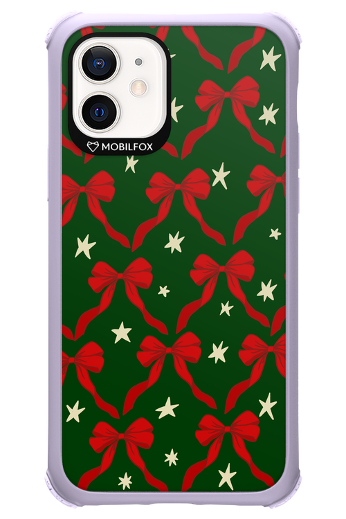 Bow & Stars (Green) - Apple iPhone 12
