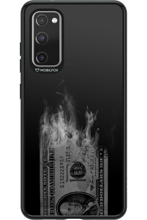 Money Burn B&W 2.0 - Samsung Galaxy S20 FE