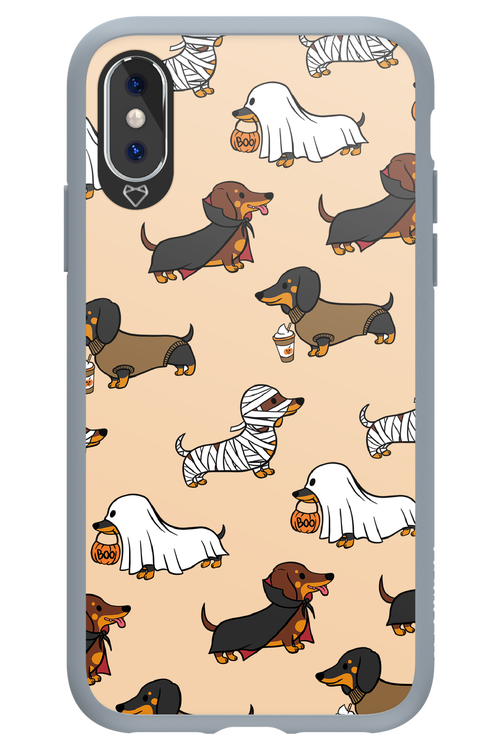Scary Dachshund - Apple iPhone XS
