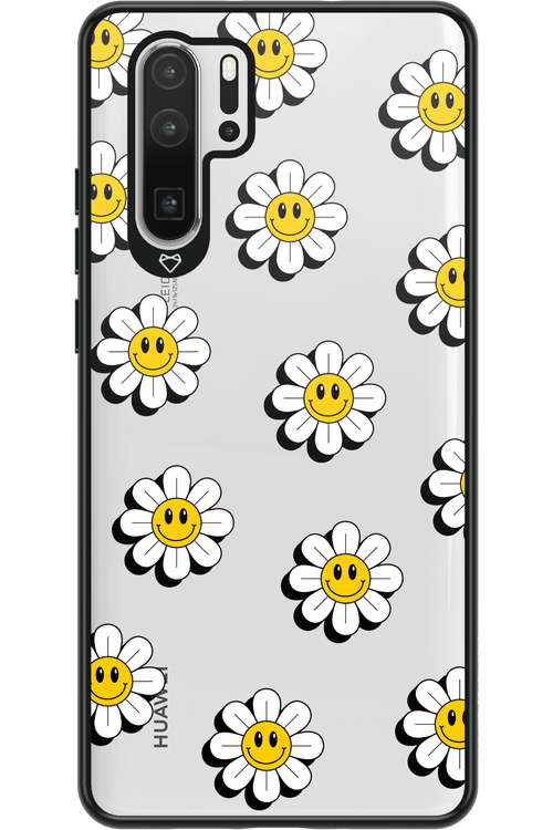 Smiley Flowers Transparent - Huawei P30 Pro