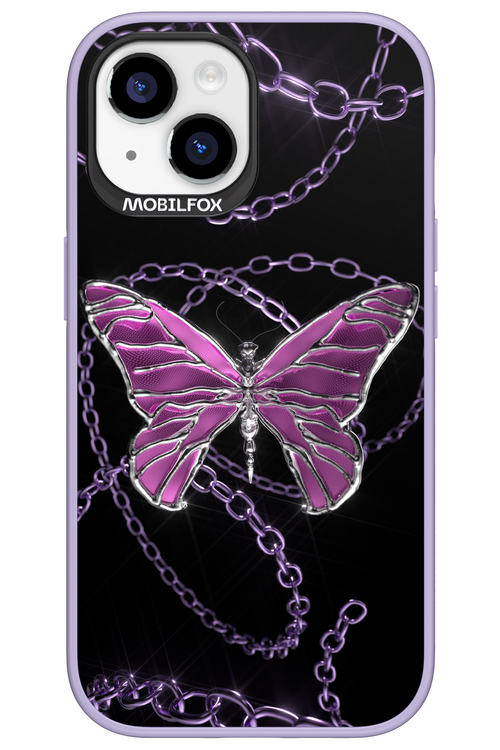 Butterfly Necklace - Apple iPhone 15