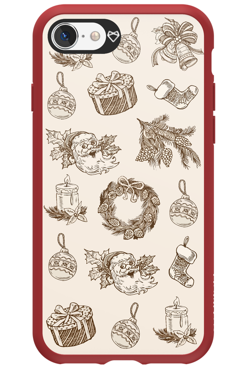 Christmas Paper - Apple iPhone SE 2020