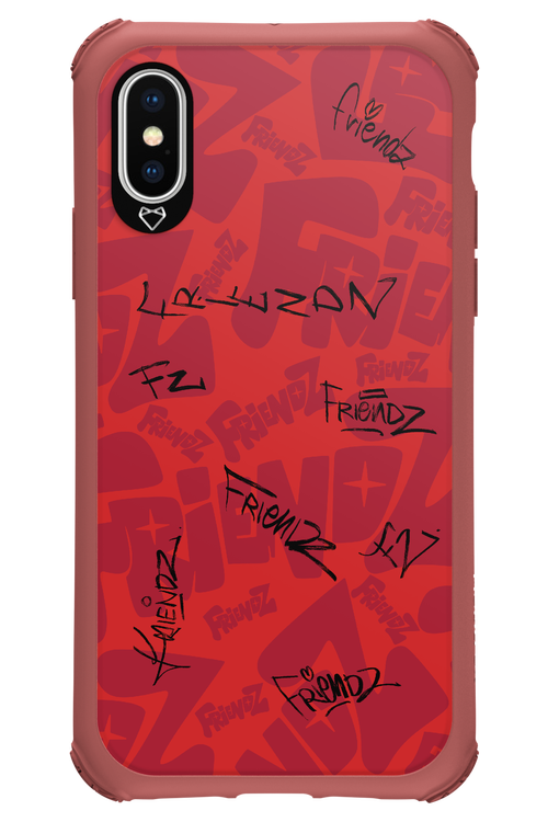 FRIENDZ Red - Apple iPhone XS