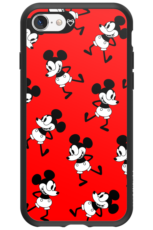 Iconic Mouse (red pattern) - Apple iPhone SE 2020
