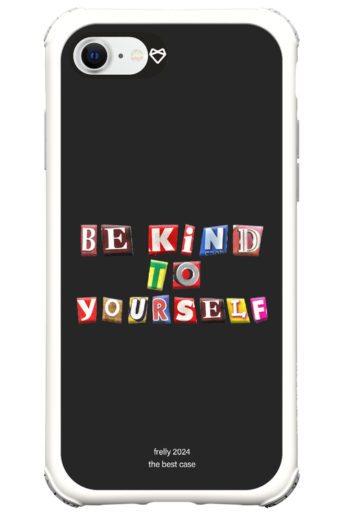 Be Kind To Yourself Black - Apple iPhone SE 2022