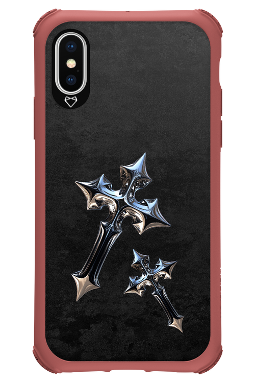 Chrome Crosses 2.0 - Apple iPhone XS