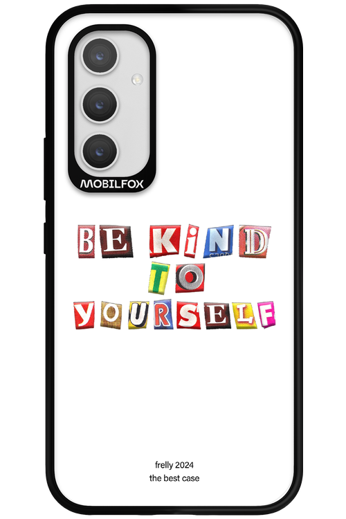 Be Kind To Yourself White - Samsung Galaxy A54
