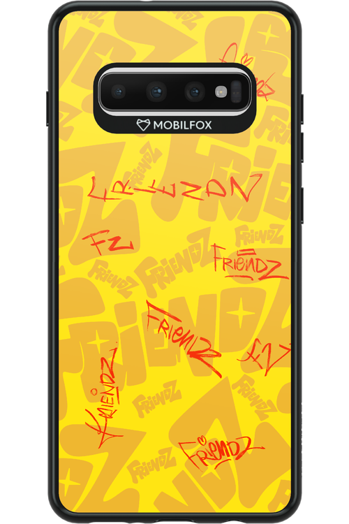FRIENDZ Yellow - Samsung Galaxy S10+