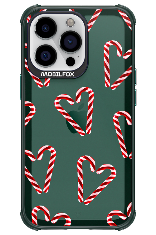 Candy Cane Hearts - Apple iPhone 13 Pro