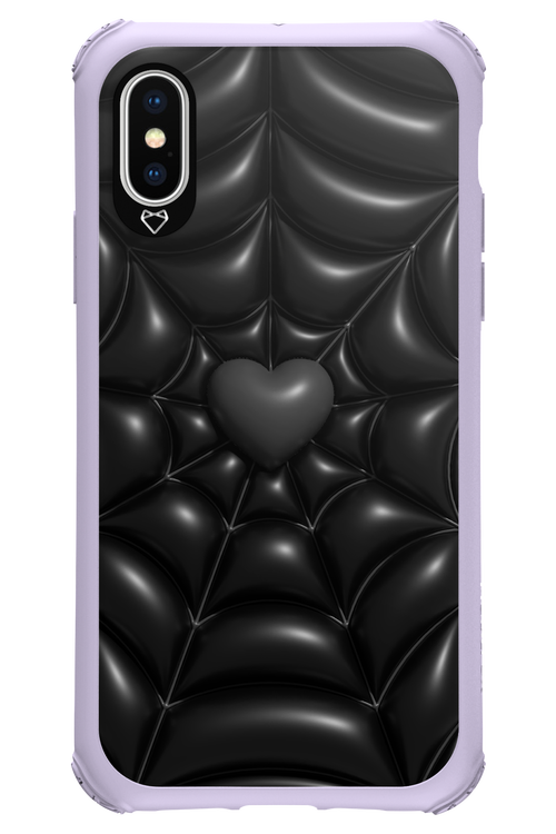 Black Spider Heart - Apple iPhone XS