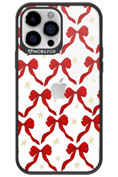 Bow & Stars (Transparent) - Apple iPhone 13 Pro Max