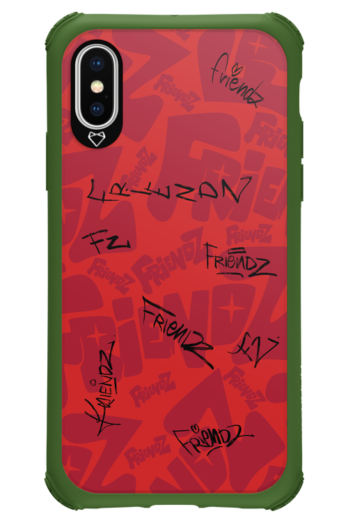 FRIENDZ Red - Apple iPhone XS