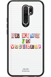 Be Kind To Yourself Notebook - Xiaomi Redmi 9