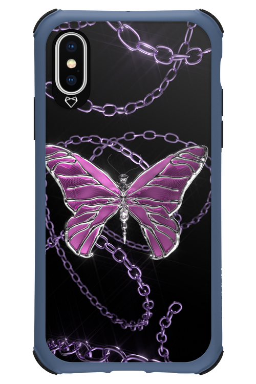 Butterfly Necklace - Apple iPhone XS