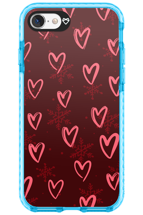 Christmas Hearts - Apple iPhone 7