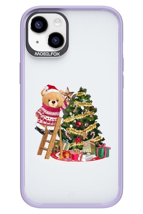 Christmas Bear (Transparent) - Apple iPhone 14 Plus