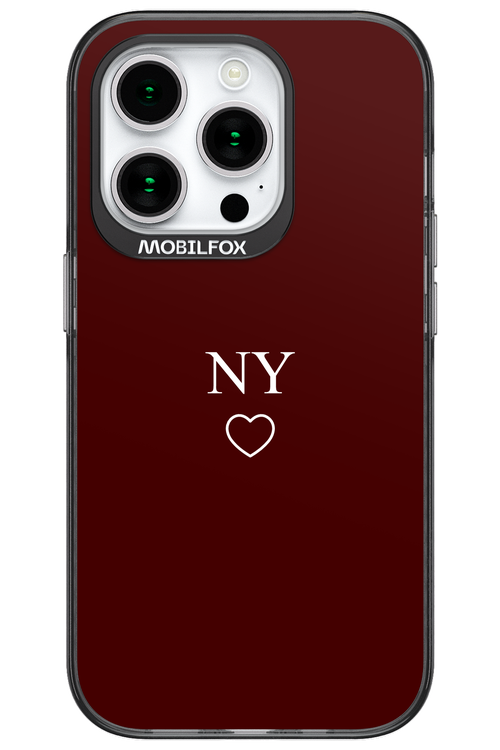 NY Burgundia 2.0 - Apple iPhone 15 Pro