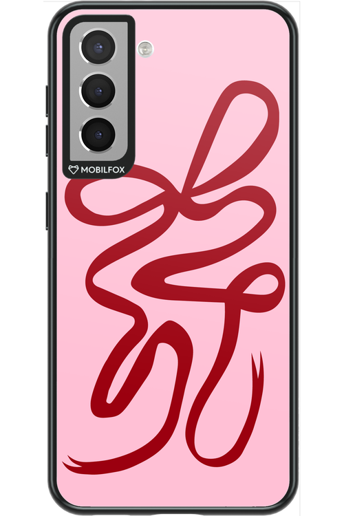 Burgundy Bow - Samsung Galaxy S21