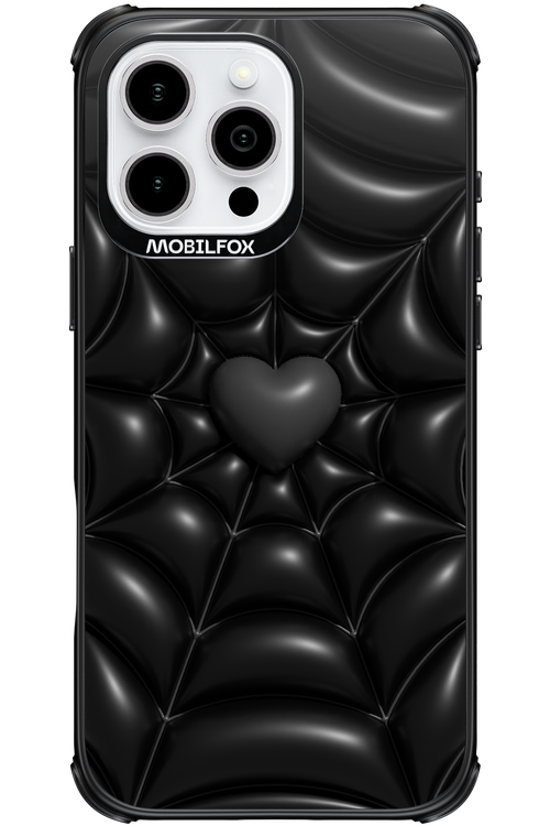 Black Spider Heart - Apple iPhone 16 Pro Max