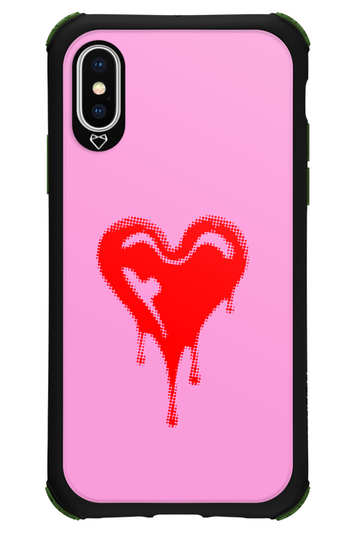 Heart Pink - Apple iPhone XS