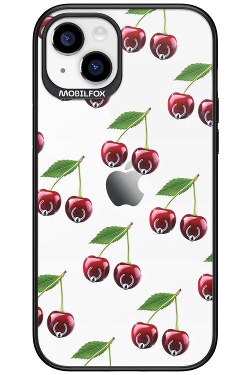 Spicy Cherries Transparent - Apple iPhone 15 Plus