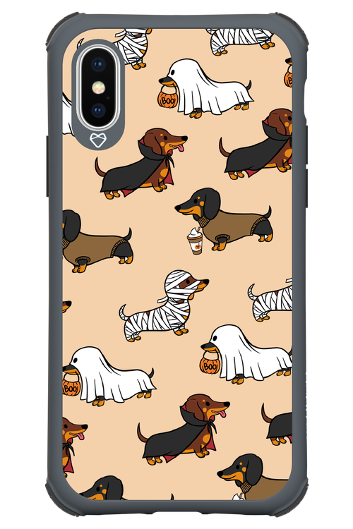 Scary Dachshund - Apple iPhone XS