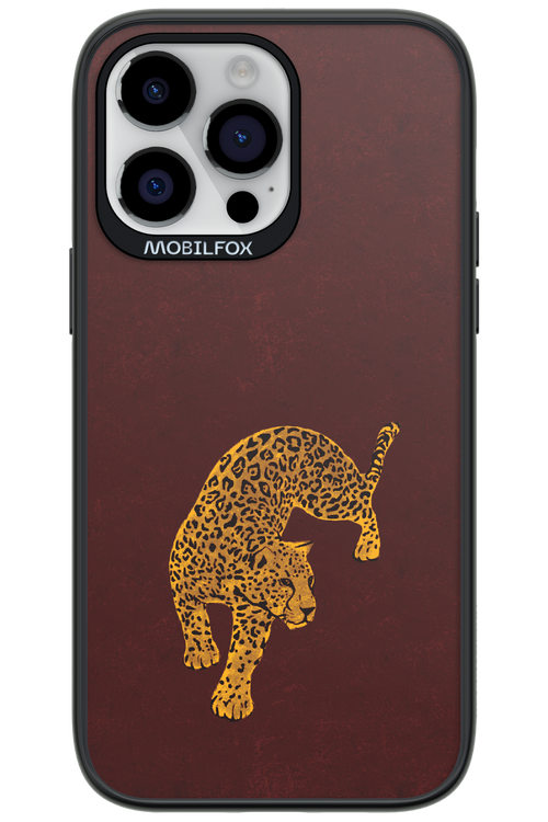 Burgundy Leopard - Apple iPhone 14 Pro Max