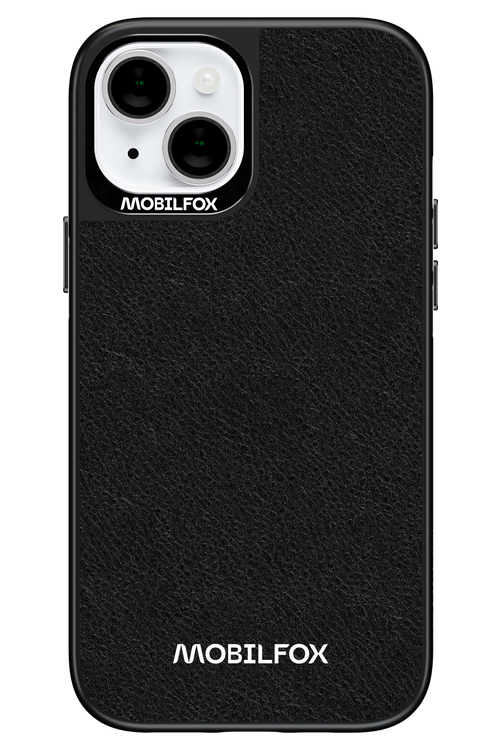 Logo White Leather 2.0 - Apple iPhone 14