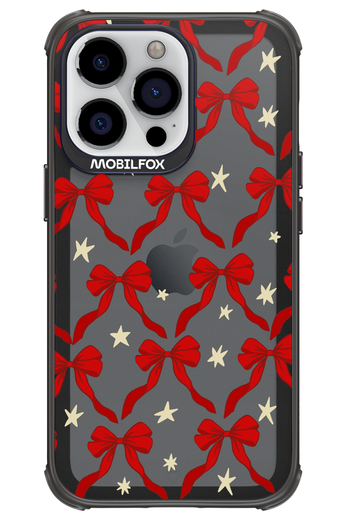 Bow & Stars (Transparent) - Apple iPhone 13 Pro