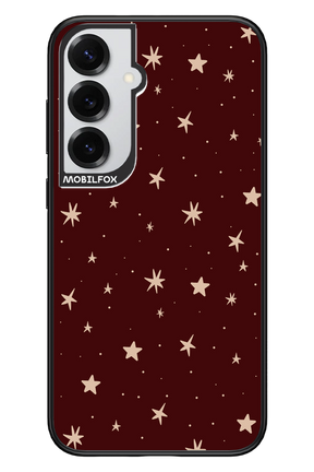 Burgundy Stars - Samsung S25+