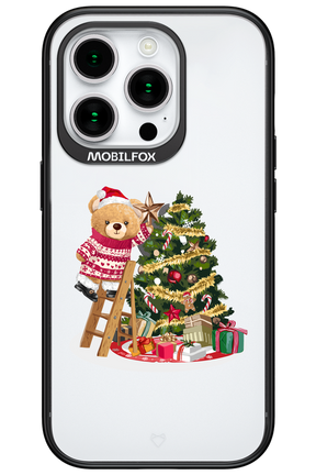 Christmas Bear (Transparent) - Apple iPhone 15 Pro