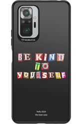 Be Kind To Yourself Black - Xiaomi Redmi Note 10 Pro