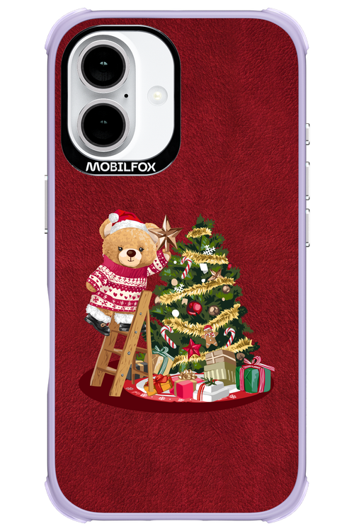 Christmas Bear (Burgundy) - Apple iPhone 16