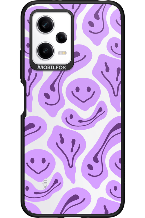 Fluid Smiley Purple - Xiaomi Redmi Note 12 5G