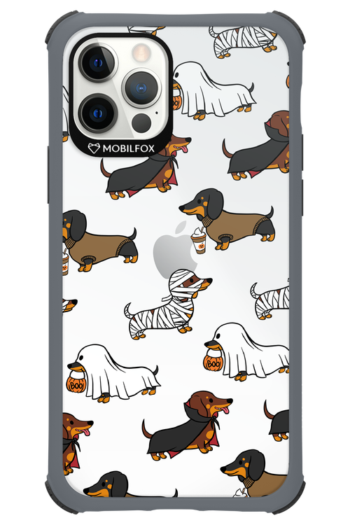 Scary Dachshund (Transparent) - Apple iPhone 12 Pro