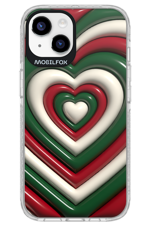 XMAS Hearts - Apple iPhone 14