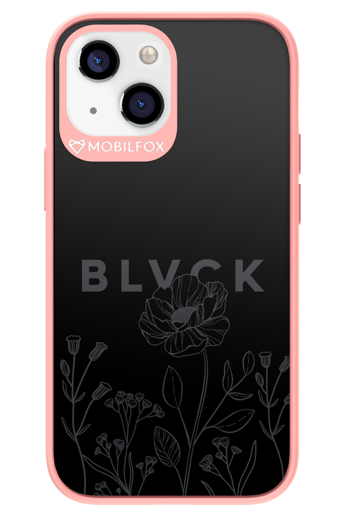 Black Flowers - Apple iPhone 13 Mini