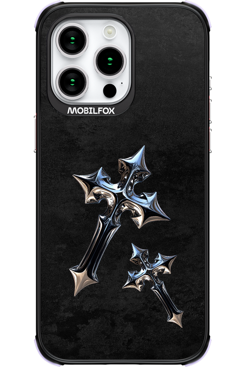 Chrome Crosses - Apple iPhone 15 Pro Max