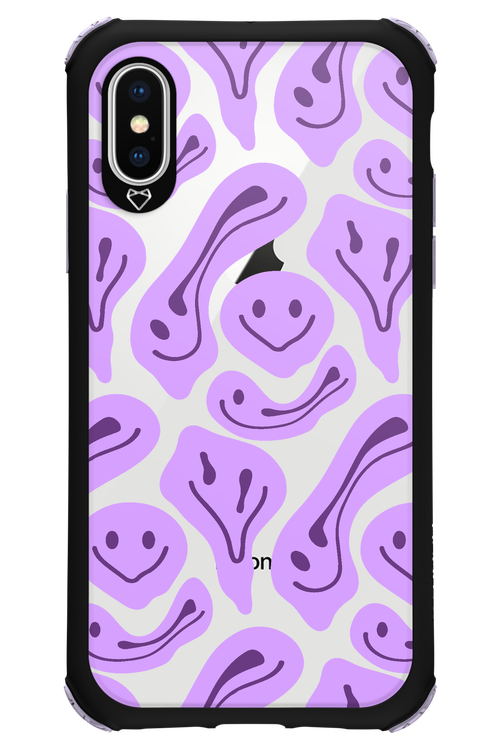 Fluid Smiley Purple - Apple iPhone X