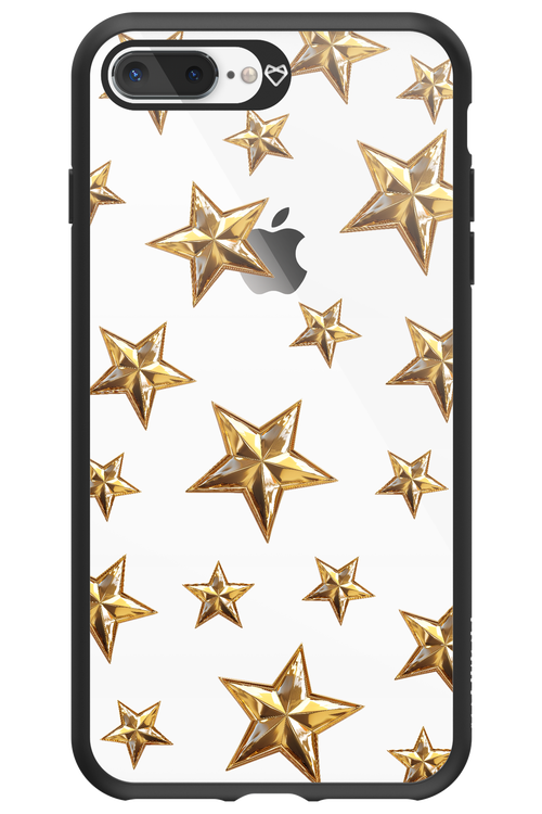 Gold Stars - Apple iPhone 8 Plus