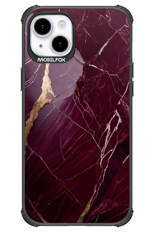 Burgundy Marble 2.0 - Apple iPhone 15 Plus