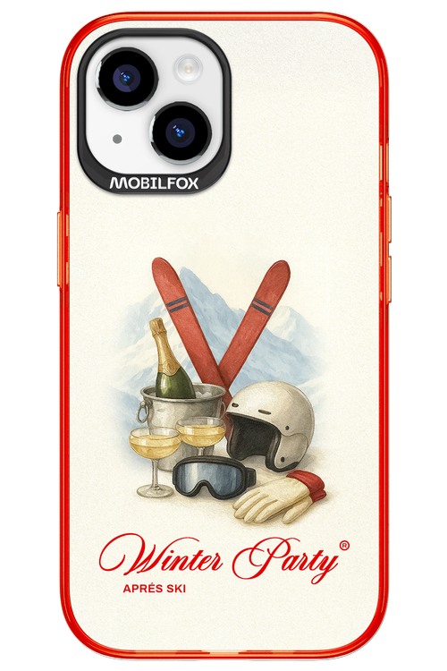 Winter Ski Party - Apple iPhone 15