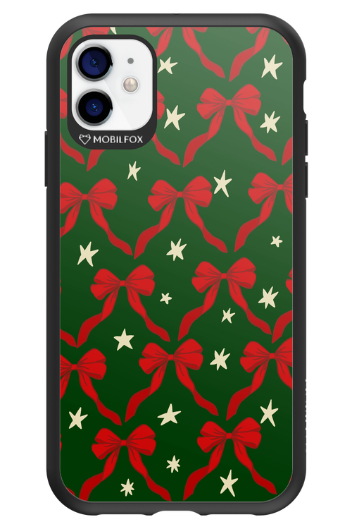 Bow & Stars (Green) - Apple iPhone 11