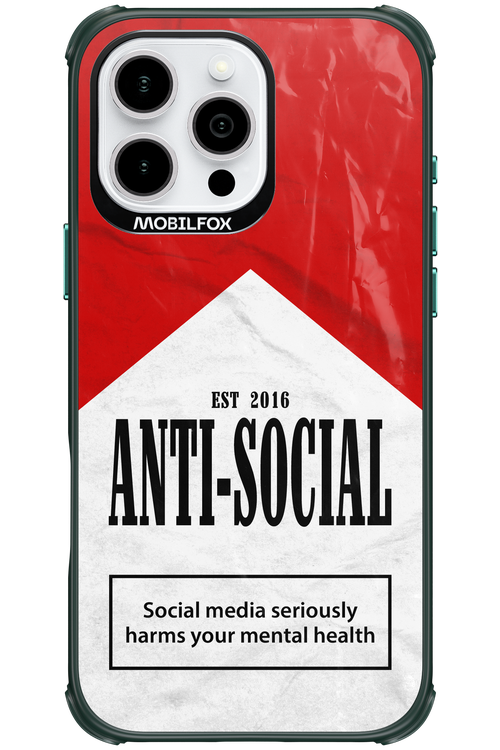 ANTI-SOCIAL II 2.0 - Apple iPhone 16 Pro Max