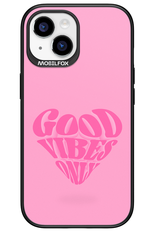 Good Vibes Heart - Apple iPhone 15