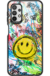 Crayon Smiley Colorful - Samsung Galaxy A32 5G