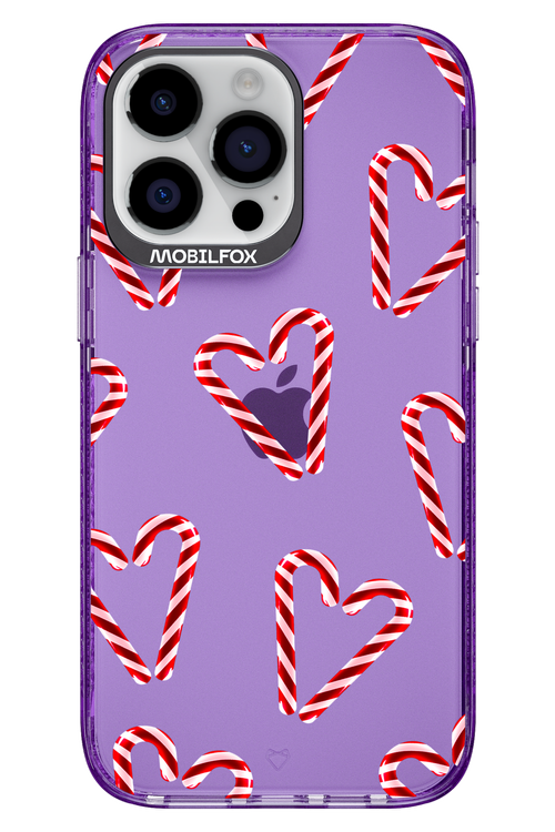 Candy Cane Hearts - Apple iPhone 14 Pro Max